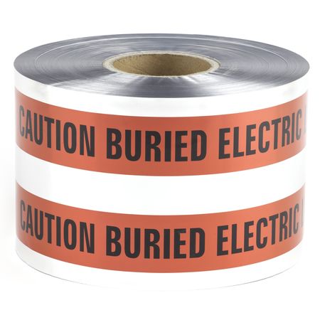 L.H. DOTTIE L.H. Dottie 6'' x 1000' Red Detectable Tape (Caution Buried Electric Line Below) DU601